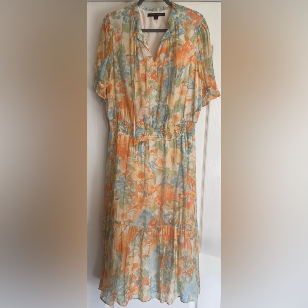 Cynthia Steffe Pastel Floral Midi Dress